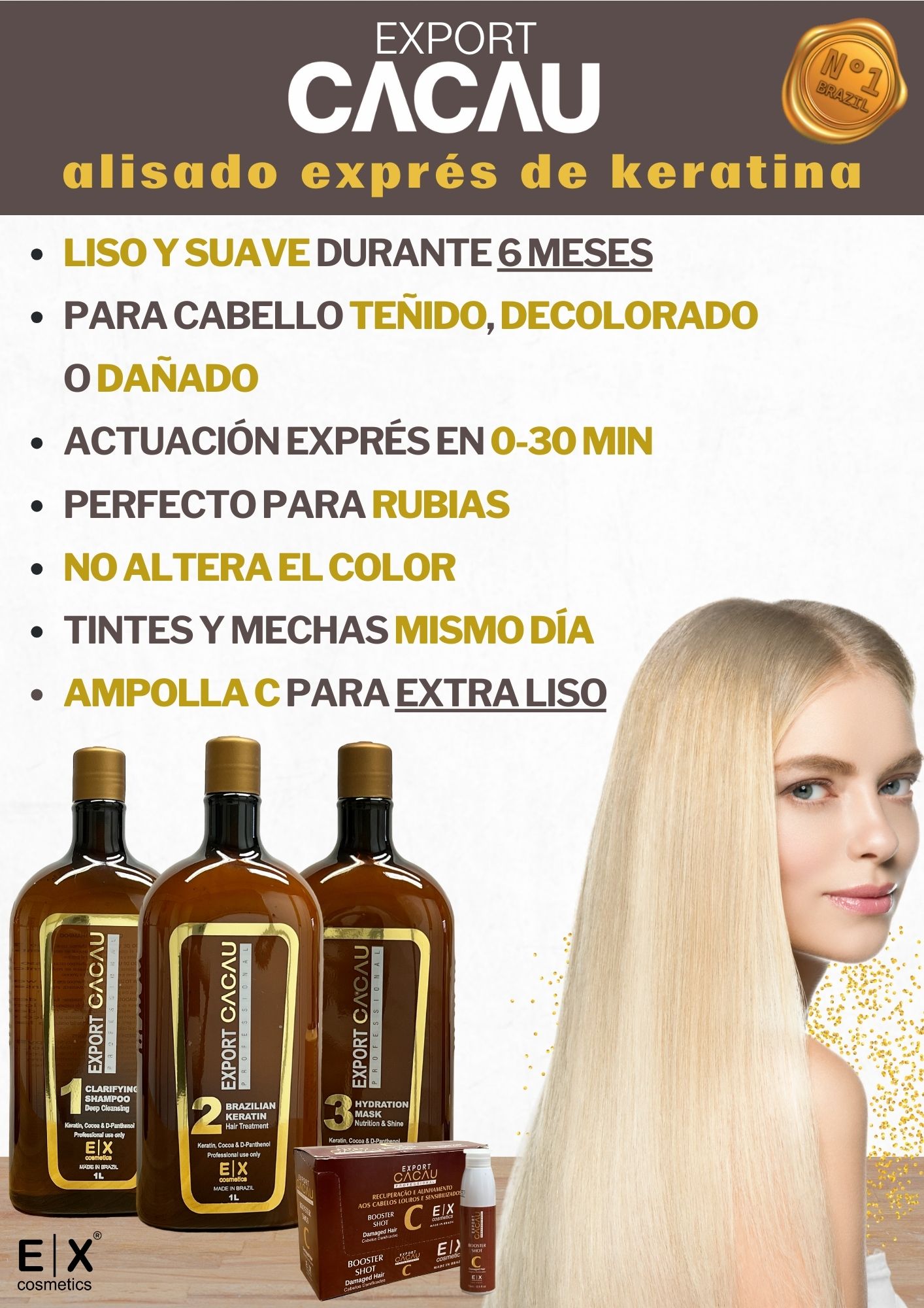 Export CACAU - Alisado Expres de Keratina